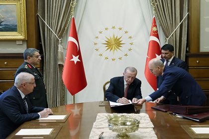 Erdoğan, Yüksek Askerî Şûra kararlarını imzaladı