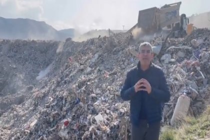 Gökhan Günaydın; Ayrıştırma ve geri dönüşüm yapmadan kent içine, zeytinlik alanlara, dere yataklarına moloz dökmek, yeni çevre felaketlerine yol açıyor!