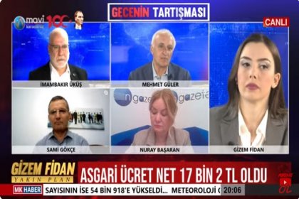 İmambakır Üküş, MK TV canlı yayınında; Asgari ücret rakamının artışın ne kadar olduğu önemli değil; önemli olan satın alma gücü!