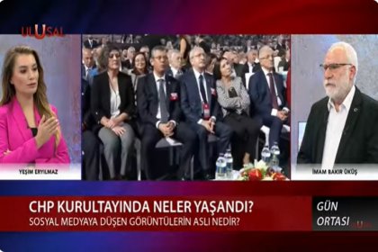 İmambakır Üküş, Ulusal Kanal'da Gün Ortası programına konuk oldu; 'Özgür Özel sözünü tutmalı; Tüzük Kurultayı yapılmalı. Yerel seçimler dahil hakim huzurunda ön seçim yapılmalı'