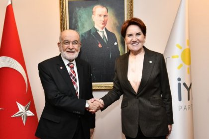Karamollaoğlu, İYİ Parti Genel başkanı Meral Akşener'i ziyaret etti
