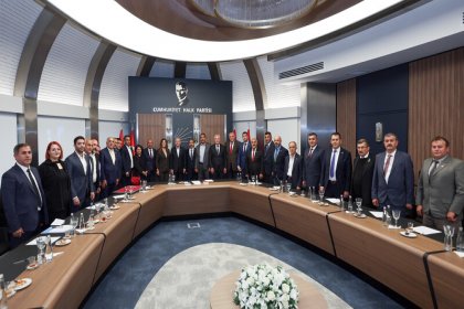 Kılıçdaroğlu, CHP Sivas İl Başkanı Doğan ve İlçe Başkanlarını kabul etti