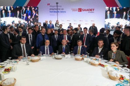 Kılıçdaroğlu, Saadet Partisi İstanbul İl Başkanlığı’nın iftar programına katıldı
