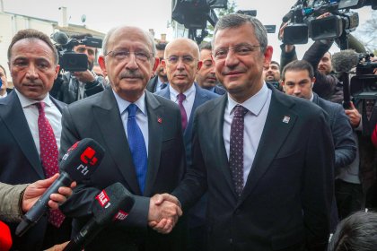 Özgür Özel, Kemal Kılıçdaroğlu'nu çalışma ofisinde ziyaret etti