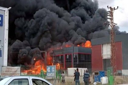 Tekirdağ'da kimya fabrikasında yangın çıktı; yangın kısmen kontrol altında!
