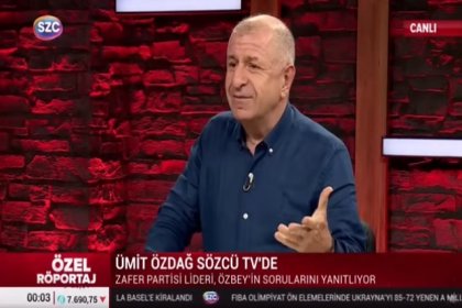 Ümit Özdağ, Sözcü TV'de İpek Özbey'e özel röportaj verdi; 'Protokol yaptık utanacak bir şey yapmadık'