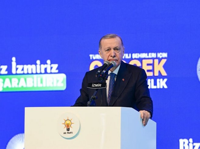 AKP Genel Başkanı ve Cumhurbaşkanı Erdoğan, İzmir'in İlçe belediye başkan adaylarını açıkladı AKP Genel Başkanı ve Cumhurbaşkanı Erdoğan, İzmir'in İlçe belediye başkan adaylarını açıkladı
