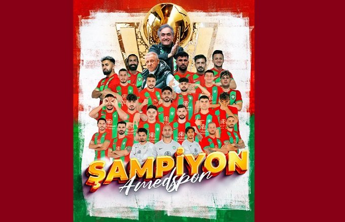 Amedspor şampiyonluğunu ilan etti