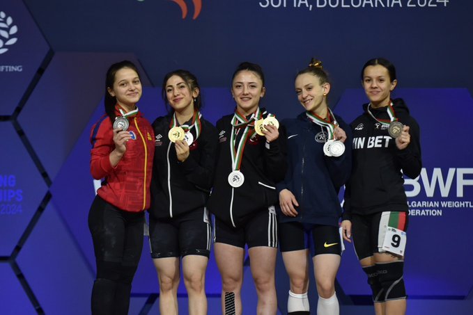 Avrupa Halter Şampiyonası'nda Gamze Altun altın madalya, Cansu Bektaş ve Duygu Alıcı'dan gümüş madalya!