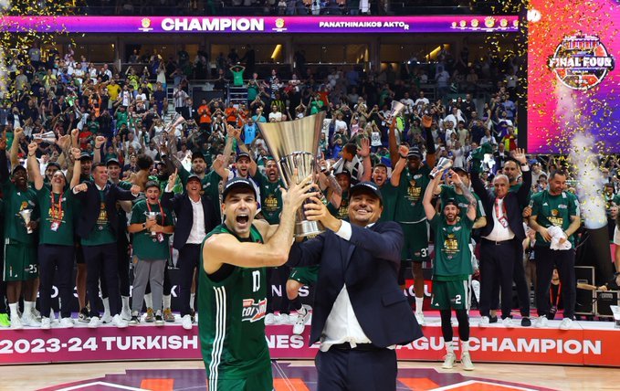 Ergin Ataman'ın Panathinaikos'u, EuroLeague Şampiyonu! Ergin Ataman'ın Panathinaikos'u, EuroLeague Şampiyonu!