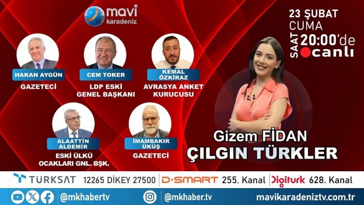 İmambakır Üküş, 23 Şubat'ta Mavi Karadeniz TV canlı yayınına katılacak İmambakır Üküş, 23 Şubat'ta Mavi Karadeniz TV canlı yayınına katılacak