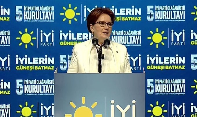 Meral Akşener, İYİ Parti'nin 5. Olağanüstü Kurultayında Genel Başkan olarak son konuşmasını yaptı