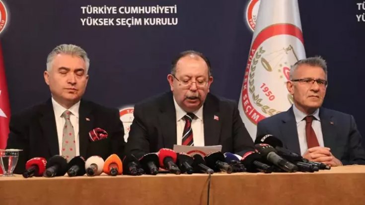 YSK Başkanı Ahmet Yener, seçim sonuçlarını açıkladı