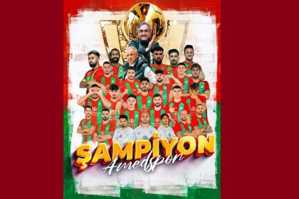 Amedspor şampiyonluğunu ilan etti