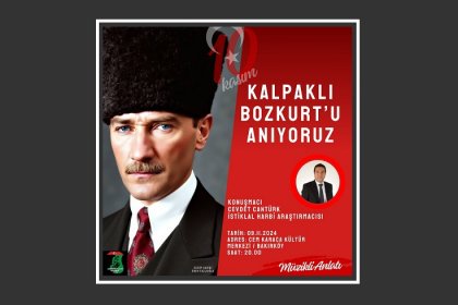 Bakırköylüler Derneği, ''10 Kasım Kalpaklı Bozkurt'u anıyoruz'' etkinliği düzenliyor