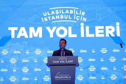 Ekrem İmamoğlu, '10 x 10 = 100 Büyük Proje' toplantılarının beşincisini 'Ulaşılabilir İstanbul için tam yol ileri' başlığıyla gerçekleştirdi