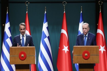 Erdoğan'ın, Yunanistan Başbakanı Miçotakis’i kabulünde Hamas tartışması
