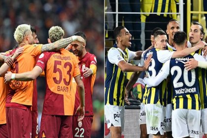Galatasaray-Fenerbahçe derbisi ilk 11'leri belli oldu
