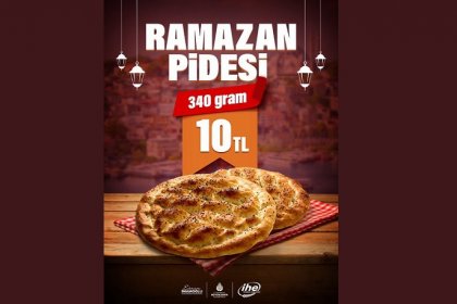 Halk Ekmek, bu yıl 340 gramlık Ramazan pidesini 10 TL’den satacak
