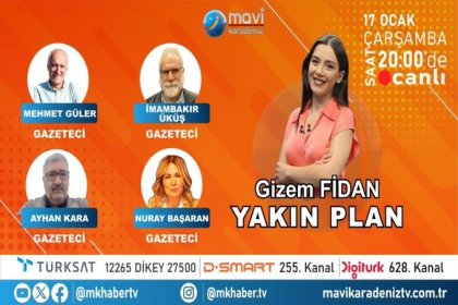 İmambakır Üküş, 17 Ocak 2024 Çarşamba, Mavi Karadeniz TV canlı yayınına katılacak