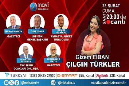 İmambakır Üküş, 23 Şubat'ta Mavi Karadeniz TV canlı yayınına katılacak