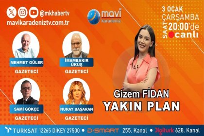 İmambakır Üküş, 3 Ocak 2024 Çarşamba, Mavi Karadeniz TV canlı yayınına katılacak