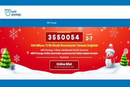 Milli Piyango'da 400 milyon sahibini buldu: İşte kazanan rakamlar!