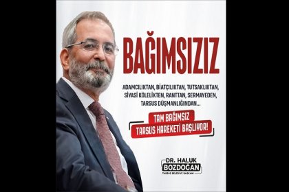 Tarsus Belediye Başkanı Dr. Haluk Bozdoğan CHP'den istifa etti