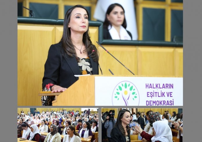 DEM Parti Eş Başkanı Hatimoğulları: Türkiye çoklu krizlerle, her alanda çözüm bekleyen sorunlarla karşı karşıya DEM Parti Eş Başkanı Hatimoğulları: Türkiye çoklu krizlerle, her alanda çözüm bekleyen sorunlarla karşı karşıya