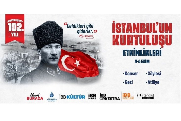 İBB, 6 Ekim İstanbul'un işgalden kurtuluşunun 102. yılını özel etkinliklerle kutlayacak