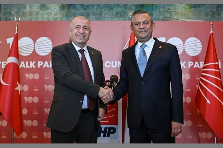 Özgür Özel, Ankara Mitingi öncesi Zafer Partisi Genel Başkanı Ümit Özdağ ile görüşüyor