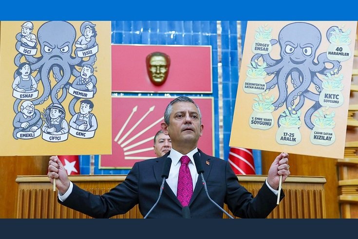 Özgür Özel: 'Emeklinin de Emekçinin de İki Eli Değil; Ahtapot Gibi Sekiz Eli Sizin Yakanızda'