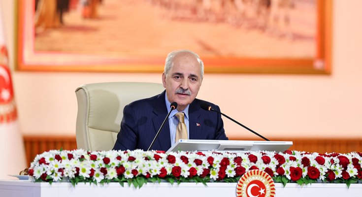 TBMM Başkanı Kurtulmuş, Milli Dayanışma, Kardeşlik ve Demokrasi Komisyonunun 17. toplantısının açılışında konuştu