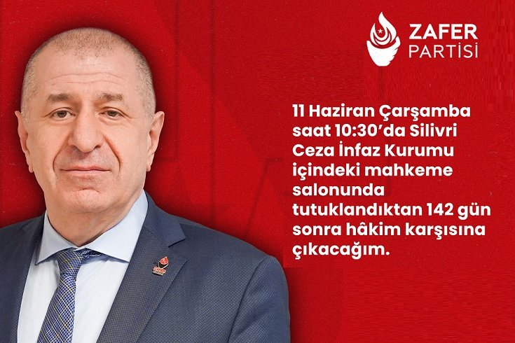 Ümit Özdağ, Silivri'de 11 Haziran'da hakim karşısına çıkacak Ümit Özdağ, Silivri'de 11 Haziran'da hakim karşısına çıkacak