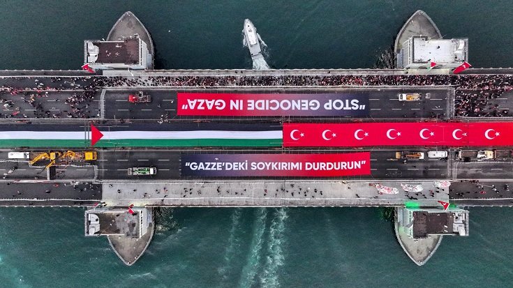 Yüz binler, Milli İrade Plaformu'nun düzenlediği 'Dün Ayasofya, Bugün Emevi, Yarın Aksa' Yürüyüşüne katıldı Yüz binler, Milli İrade Plaformu'nun düzenlediği 'Dün Ayasofya, Bugün Emevi, Yarın Aksa' Yürüyüşüne katıldı