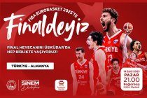 A Milli Basketbol Takımımızın tarihi mücadelesi Üsküdar'da kurulacak dev ekranda yayınlanacak