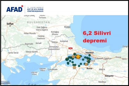 AFAD'dan, 6,2'lik İstanbul depremi açıklaması: Bir süre daha belli bir büyüklüğe varan depremler olması muhtemeldir!