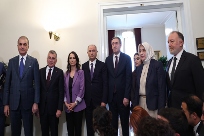 DEM Parti heyeti AKP TBMM Grup Başkanlığı'nı ziyaret etti