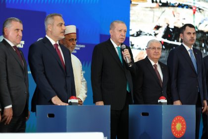 Erdoğan, Dışişleri Bakanlığı Yerleşkesi Temel Atma Töreni'nde konuştu: Bugün Türkiye, hem içeride hem bölgesinde kendi oyununu kurma kudretine sahip bir ülkedir!