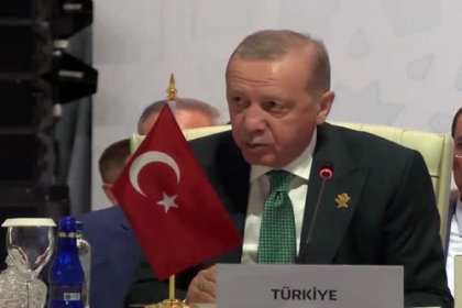 Erdoğan: İslam alemi, İsrail'in yayılmacı emellerini boşa çıkaracak dirayete sahiptir