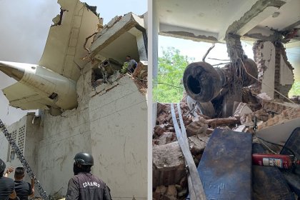 Hindistan’ın Ahmedabad şehri yakınlarında 242 kişi bulunan Air India uçağı doktorlar için hizmet veren bir konaklama merkezine düştü çok sayıda ölü ve yaralı var