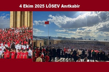 LÖSEV'in Anıtkabir ziyaret etkinliğine 100 bin kişi katıldı