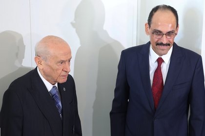 MHP Genel Başkanı Devlet Bahçeli, MİT Başkanı İbrahim Kalın ile görüştü