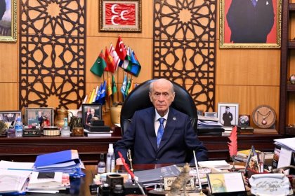 MHP Genel Başkanı Devlet Bahçeli uzun süren tedavisinden sonra mesaisine bugün başladı