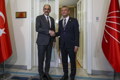 MİT Başkanı İbrahim Kalın 'Terörsüz Türkiye' çalışmaları kapsamında Özgür Özel ile görüştü