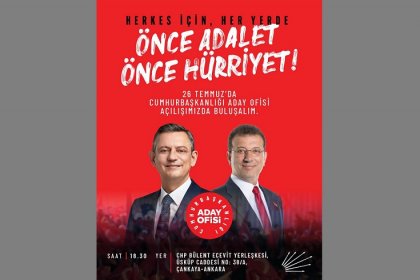 Özgür Özel, 26 Temmuz'da Ankara'da Cumhurbaşkanlığı Aday Ofisi açılışı yapacak