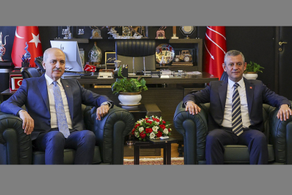 Özgür Özel, TBMM Başkanı Numan Kurtulmuş ile görüştü