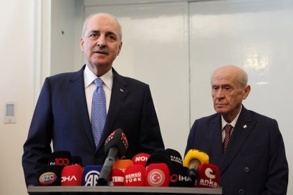 TBMM Başkanı Numan Kurtulmuş, MHP Genel Başkanı Devlet Bahçeli'yi ziyaret etti