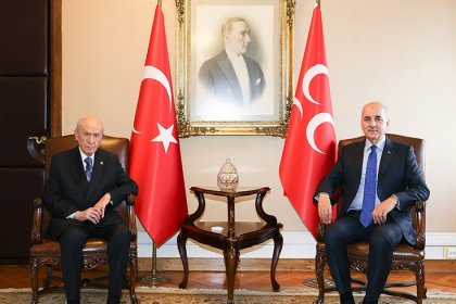 TBMM Başkanı Numan Kurtulmuş, MHP Genel Başkanı Devlet Bahçeli'yi ziyaret etti