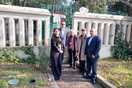 TGC önceki başkanlarından Burhan Felek mezarı başında anıldı